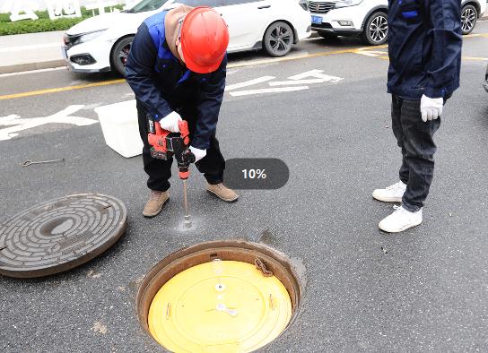 智能电子锁井盖：一“盖”了之，井盖不怕丢