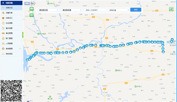河南驻马店智能锁井盖（井保）项目部署图