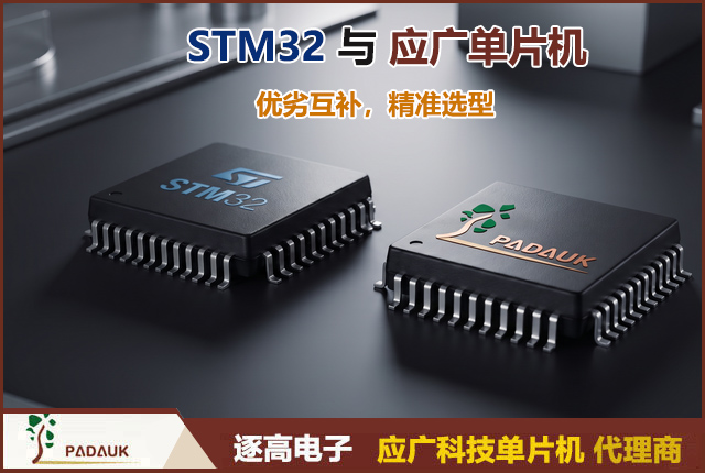 STM32替代, 应广单片机, 低成本单片机, 低功耗MCU, 抗干扰单片机, 9毛钱单片机, PADAUK, 逐高电子